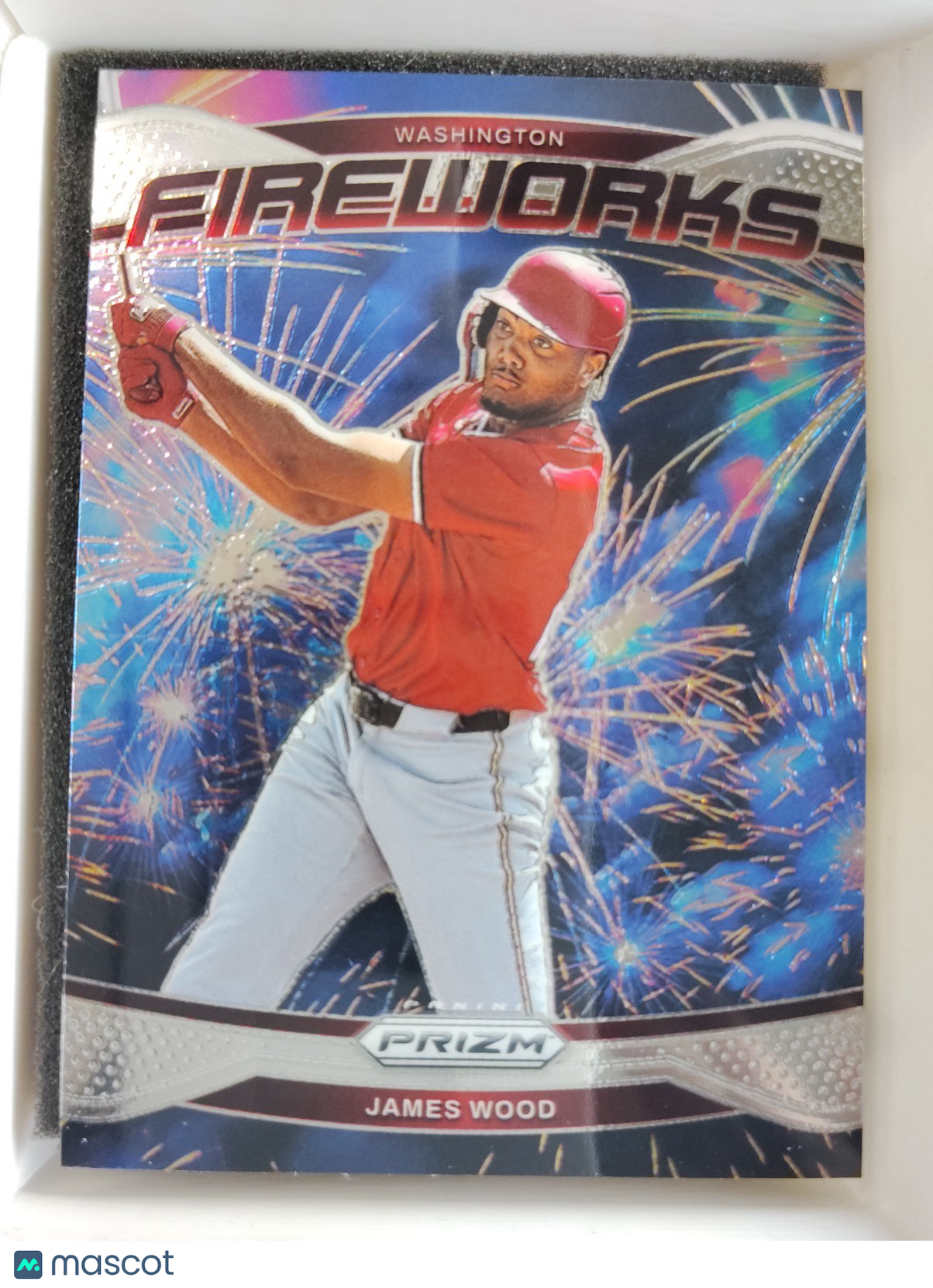 2025 Panini Prizm Fireworks #19 James Wood