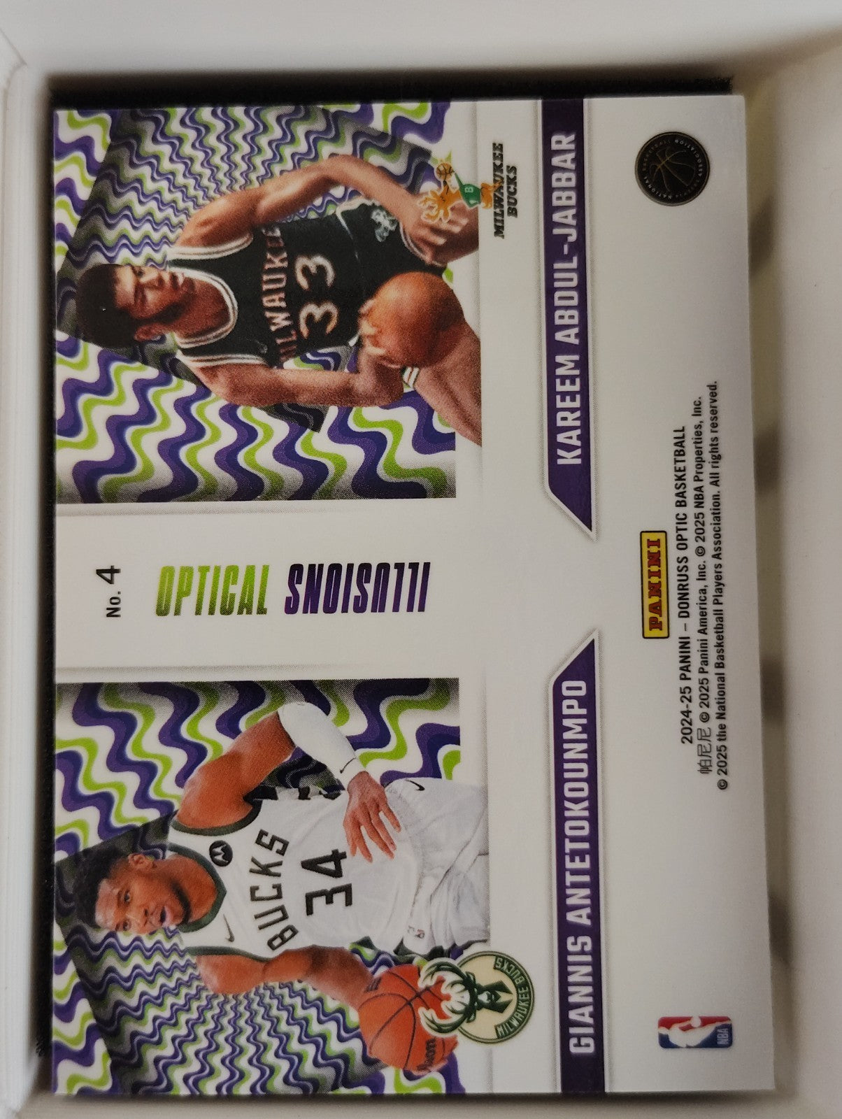 2024-25 Donruss Optic Optical Illusions #4 Giannis Kareem