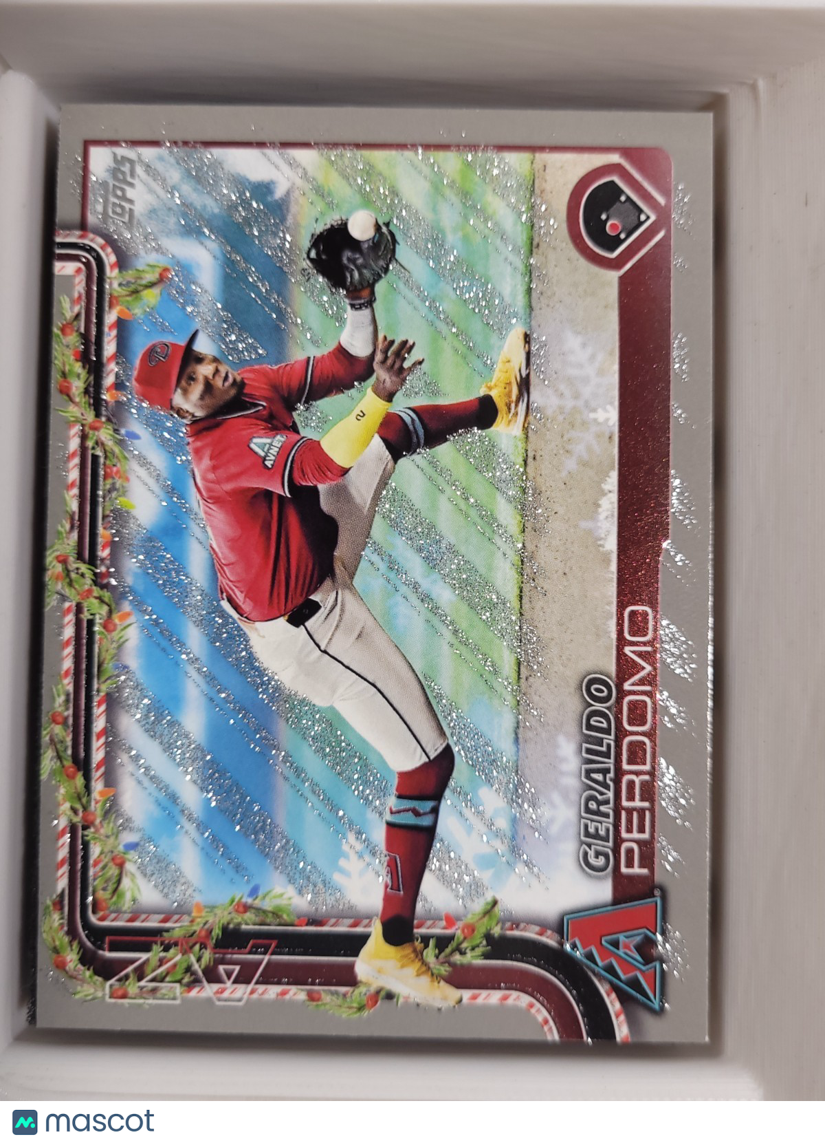 2025 Topps Holiday Geraldo Perdomo #H93 Grey  Glitter