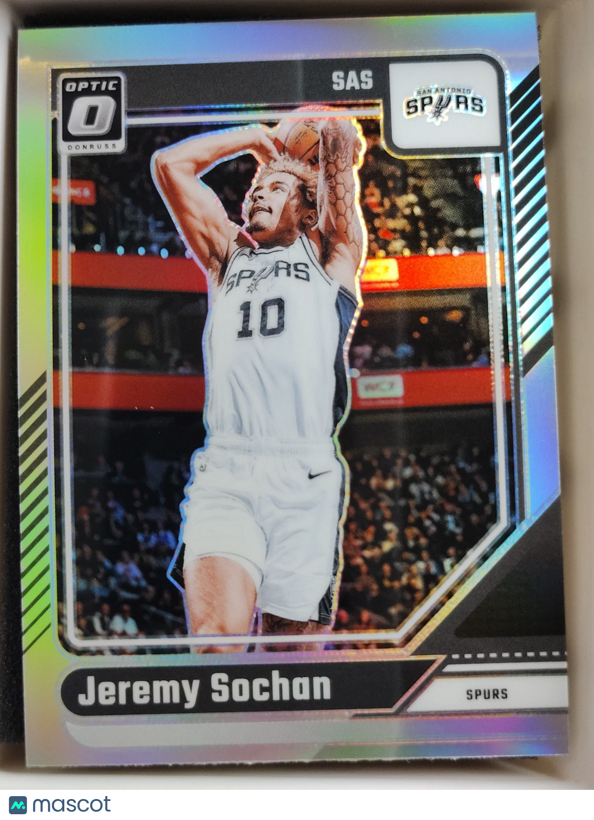 2024-25 Panini Donruss Optic - Jeremy Sochan #196 Holo Prizm