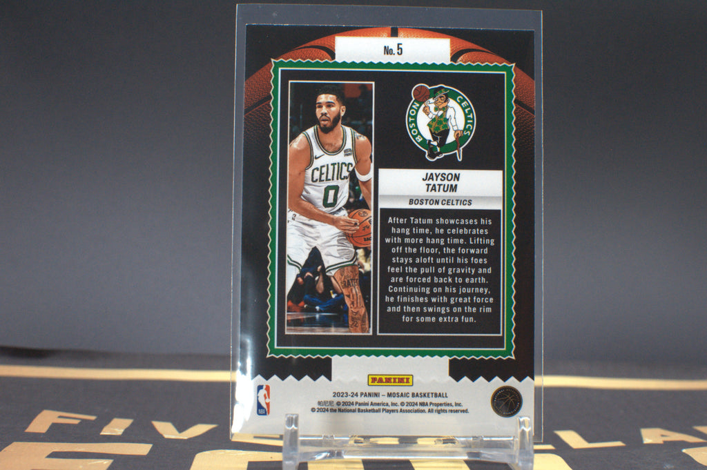 2023-24 Mosaic NBA #5 Jayson Tatum Jam Masters **Free Shipping @ $10+**