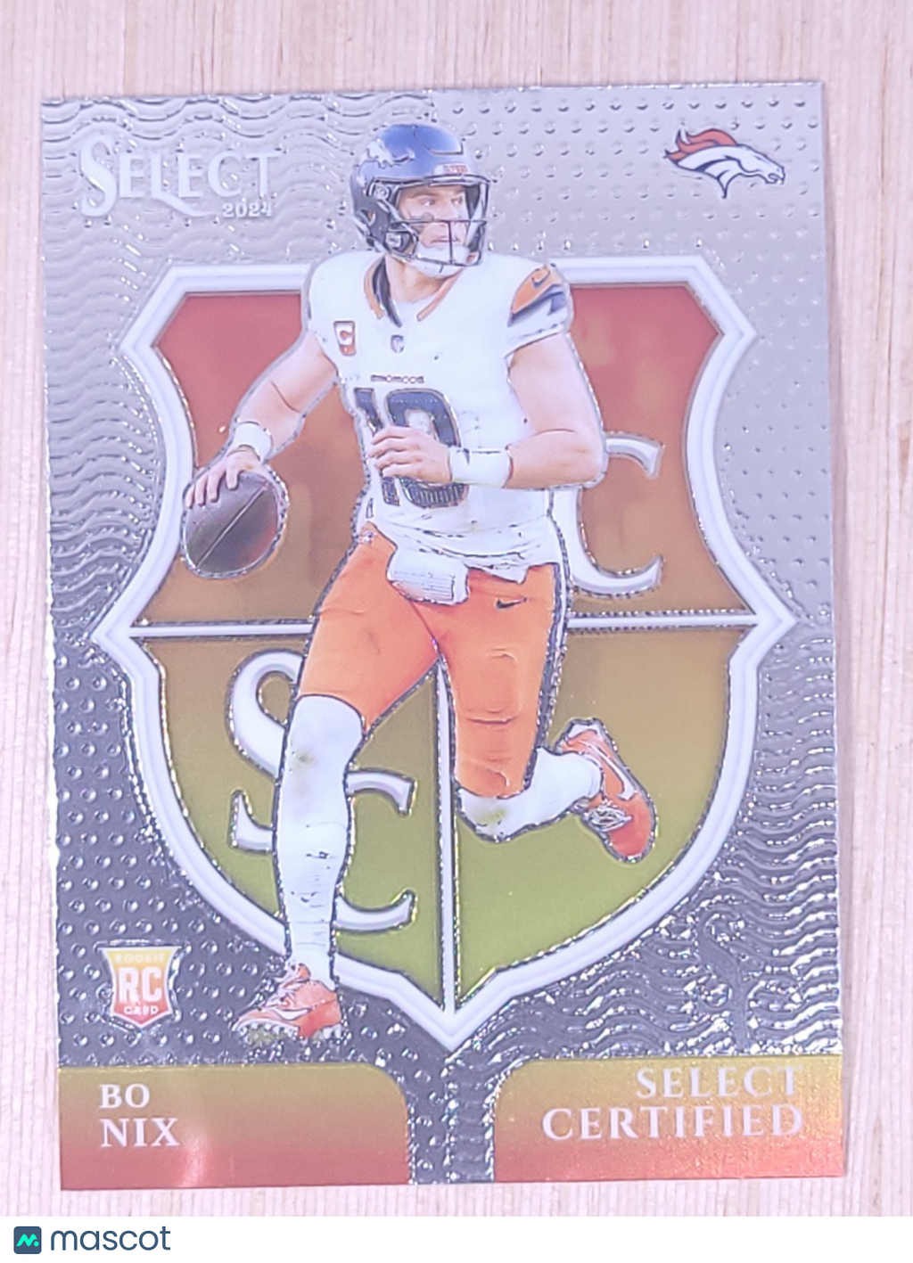 2024 Panini Select #4 Select Certified Bo Nix
