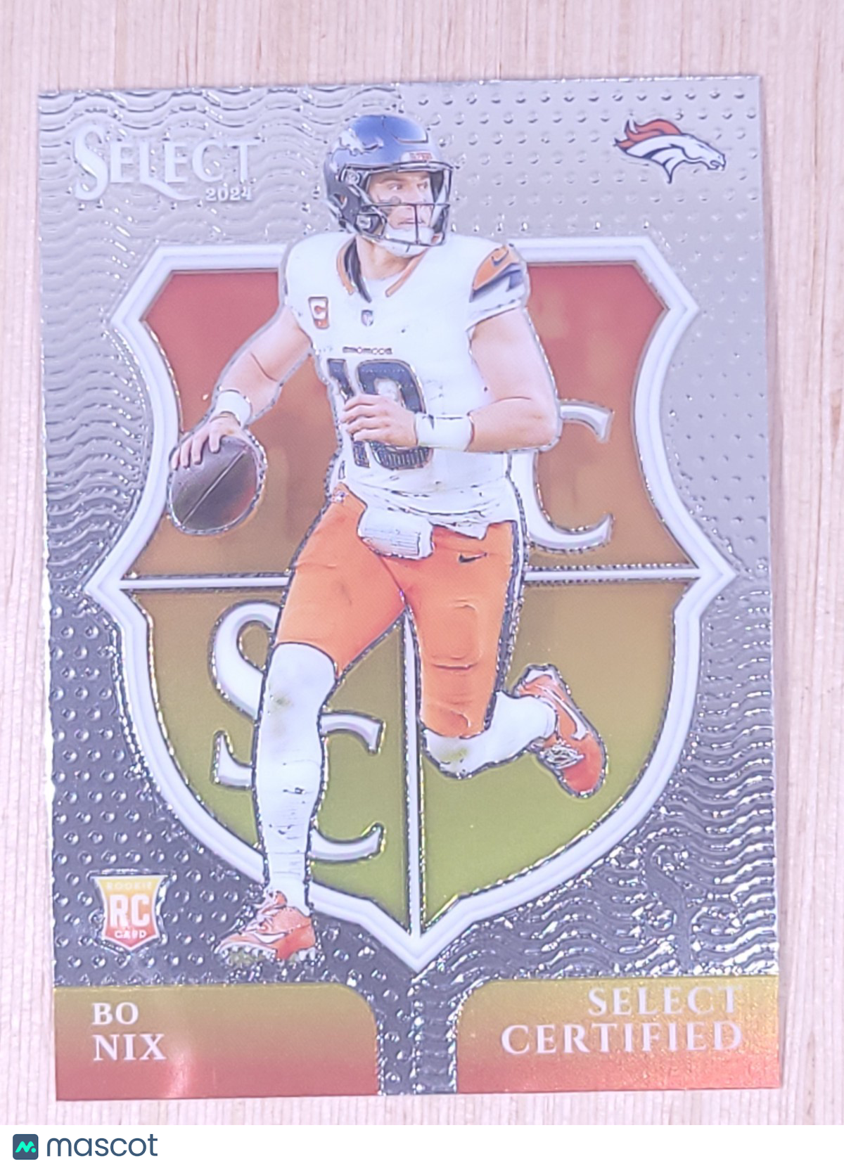 2024 Panini Select #4 Select Certified Bo Nix