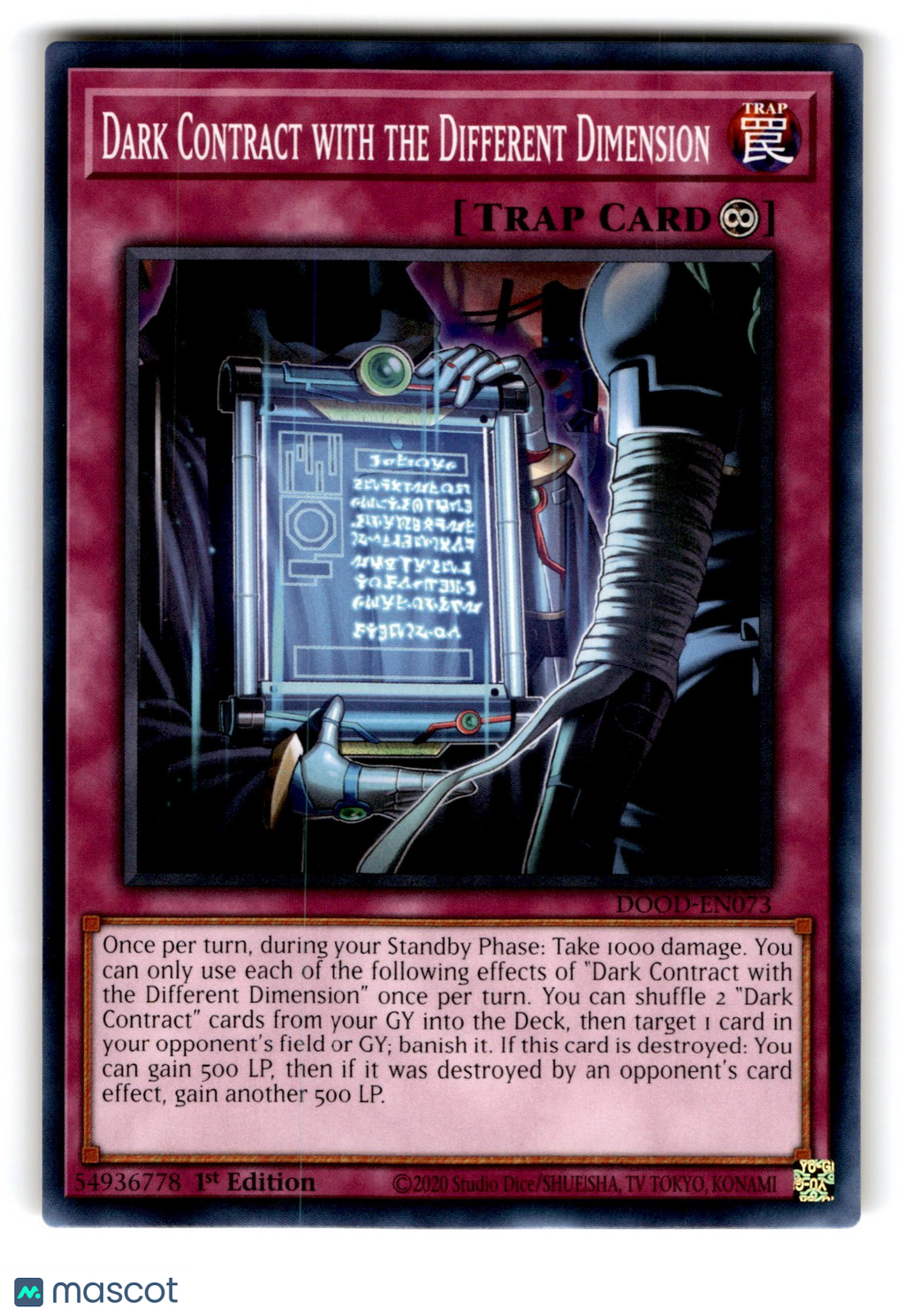 Dark Contract With the Different Dimension DOOD-EN073