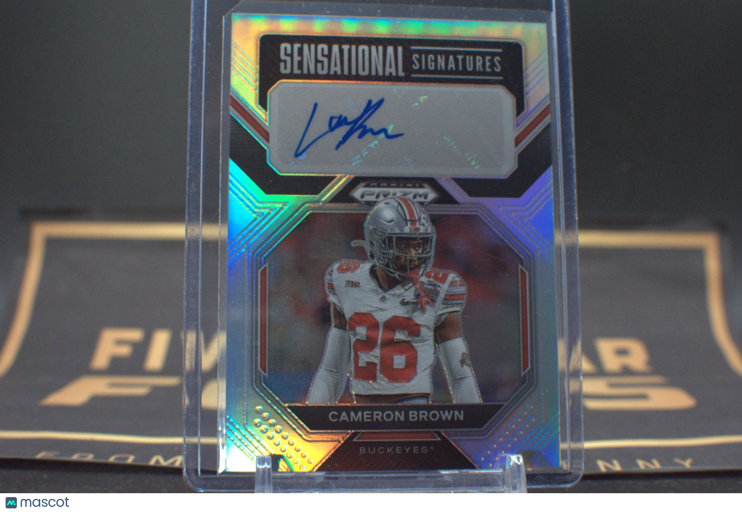 2023 Prizm Draft Picks - Sensational Signatures Cameron Brown #SS-CAB Silver