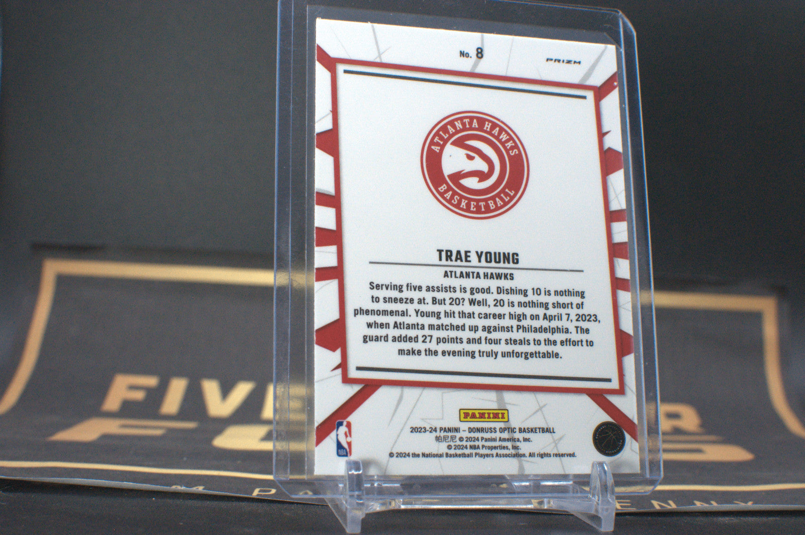 2023 Donruss Optic My House : Trae Young [Purple] #8
