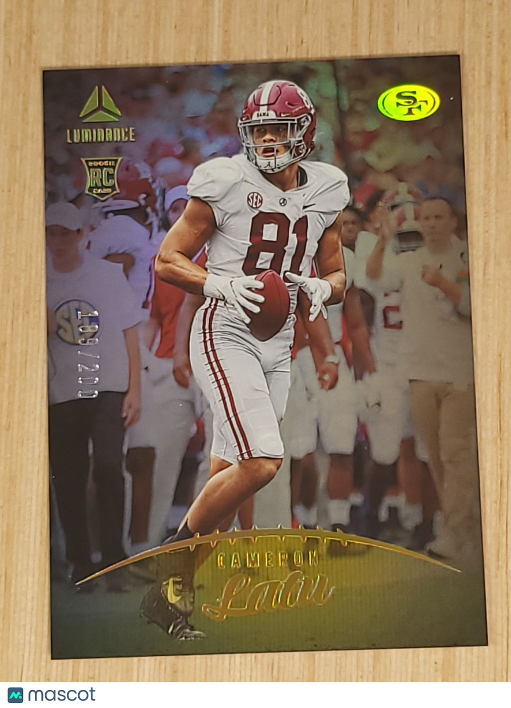 2023 Panini Luminance Cameron Latu #166 Blue