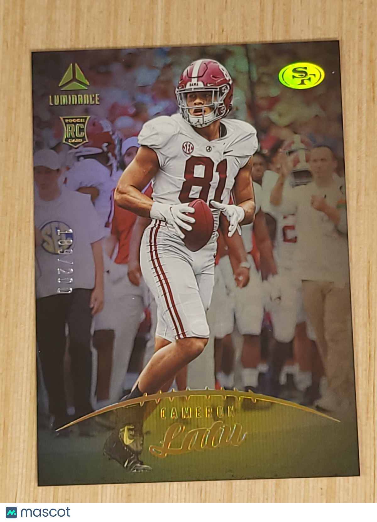 2023 Panini Luminance Cameron Latu #166 Blue