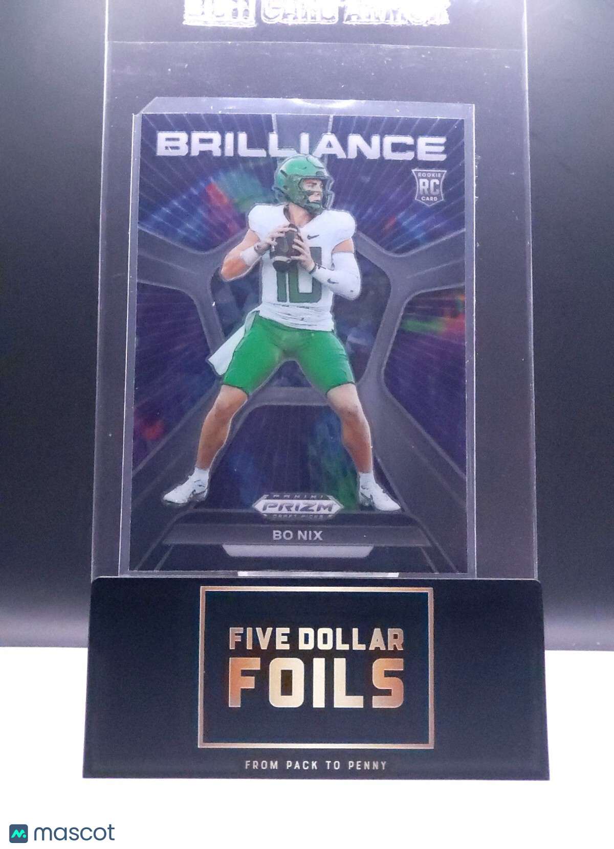 2024 Panini Prizm Draft Picks Brilliance #BR-BN Bo Nix