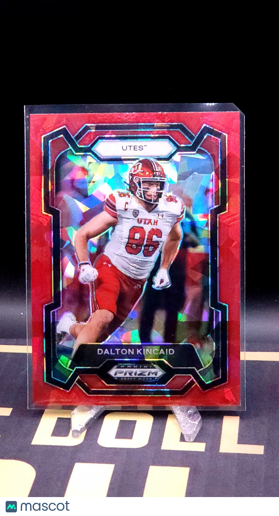 *Free Shipping @ $10* 2024 Panini Prizm Draft Picks Red Ice #12 Dalton Kincaid