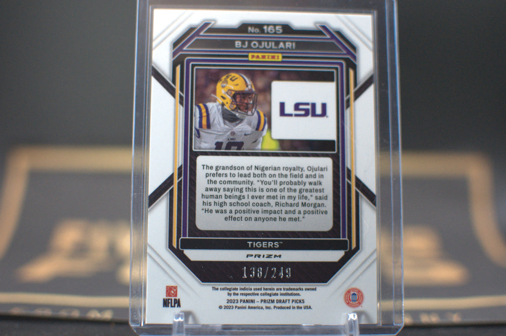 2023 Panini Prizm Draft Picks: BJ Ojulari [Blue Wave] #165