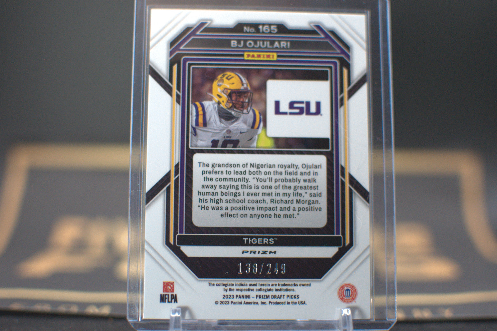 2023 Panini Prizm Draft Picks: BJ Ojulari [Blue Wave] #165