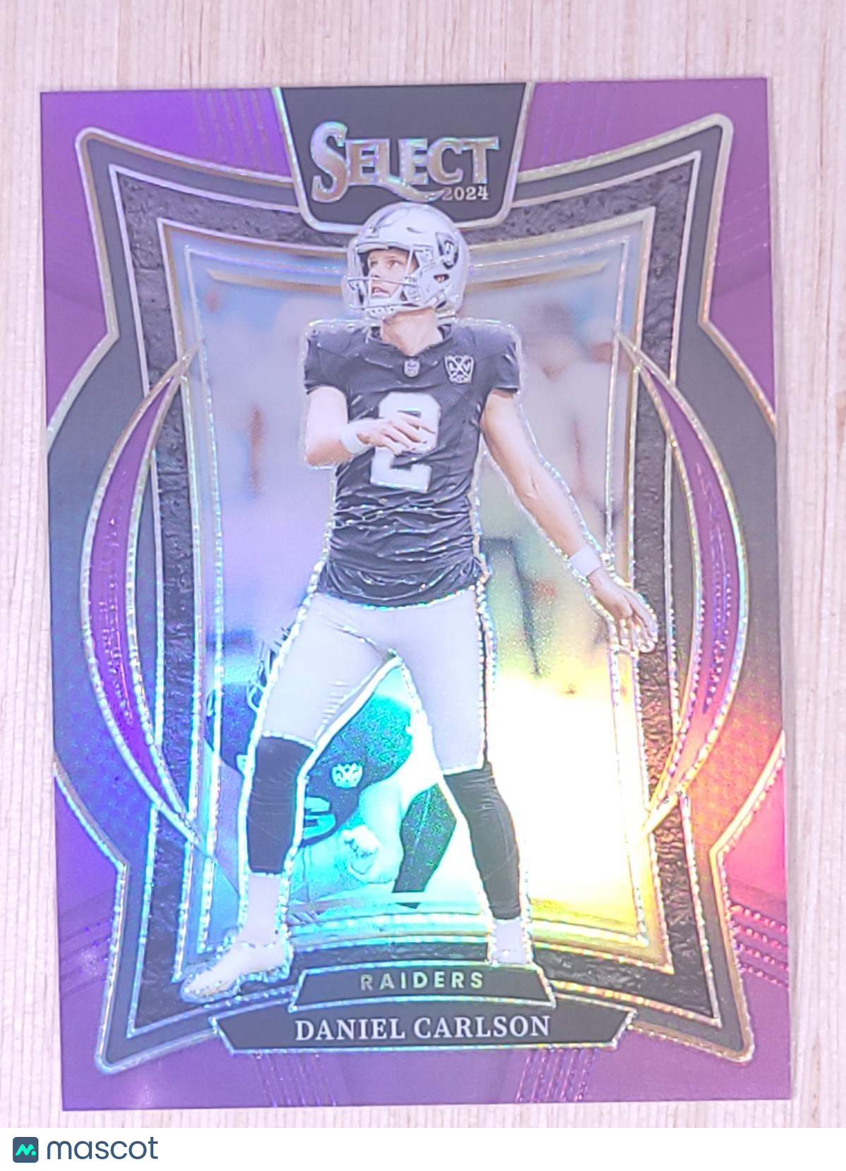 2024 Panini Select #43 Daniel Carlson Purple 54/75
