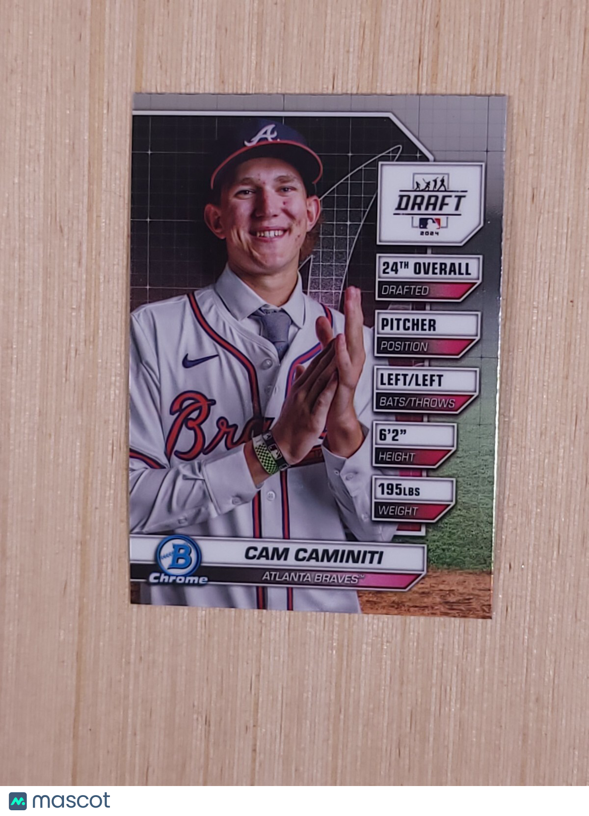 2025 Bowman Chrome 2024 Draft Cam Caminiti BDN-10