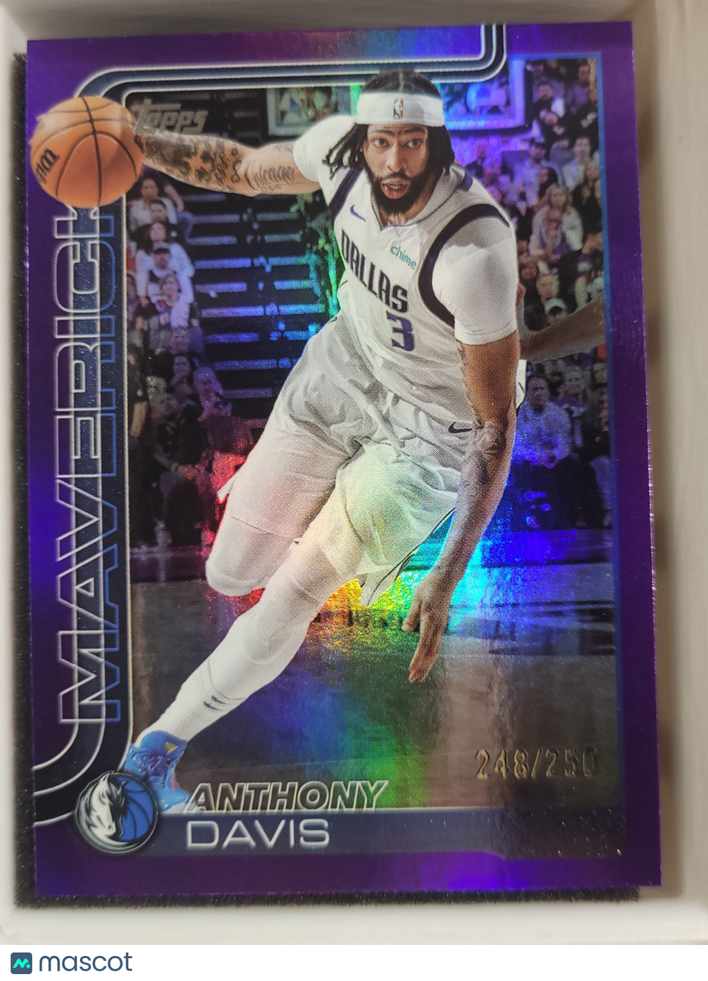 2025-26 Topps Basketball #169 Anthony Davis Purple 248/250