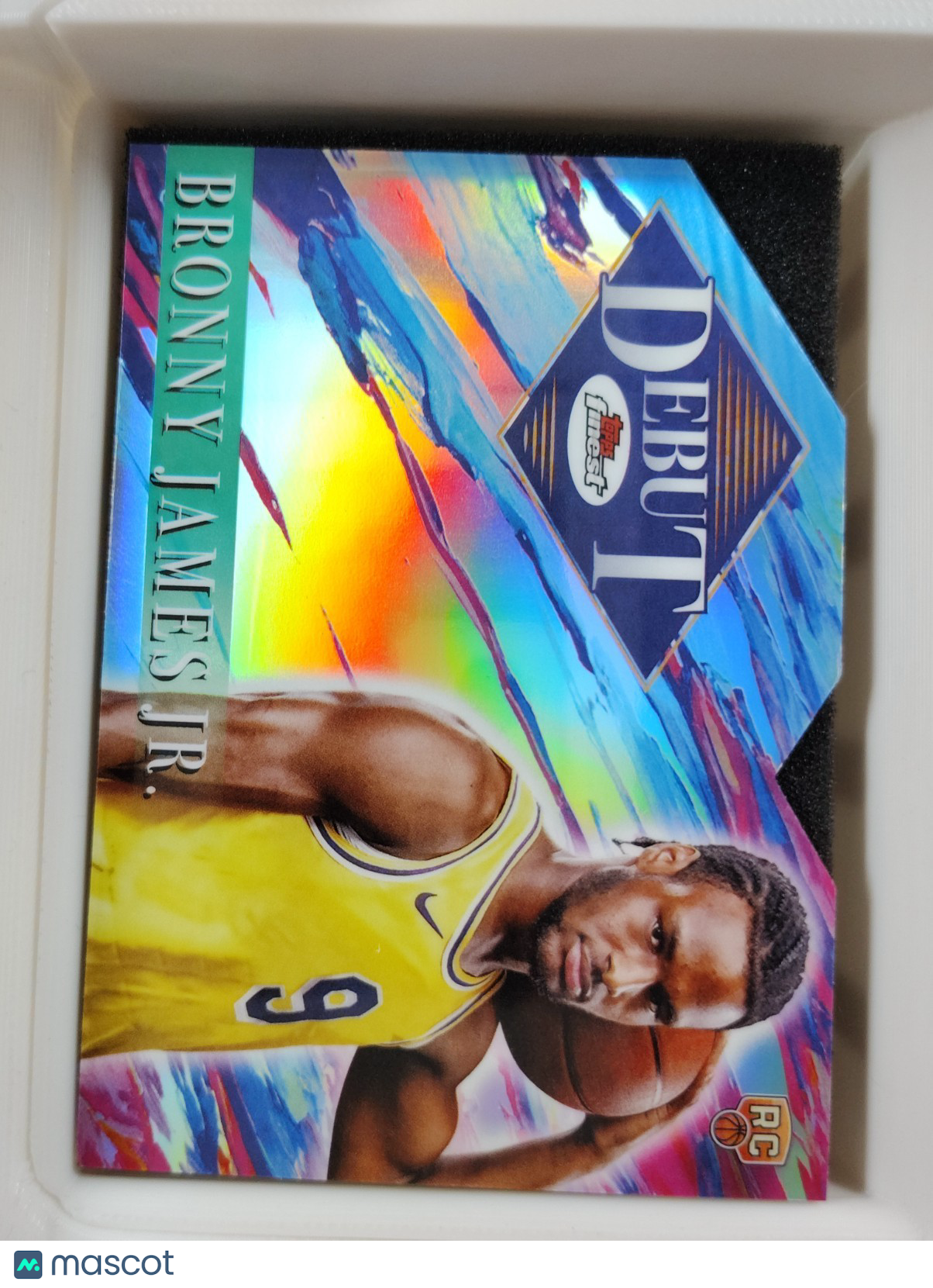 2024-25 Topps Finest Debut #D-2 Bronny James JR Refractor