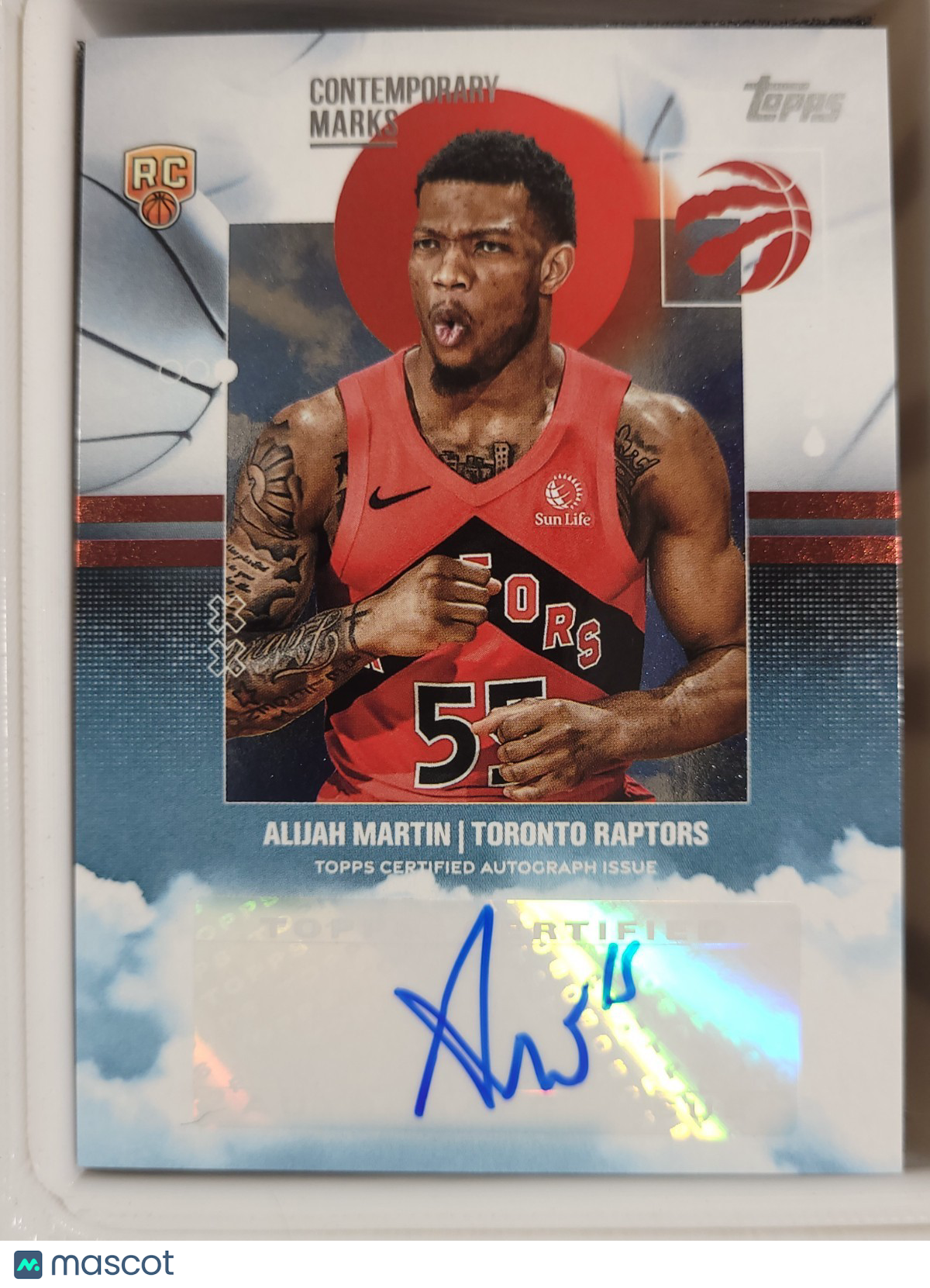 2025-26 Topps Basketball Alijiah Martin #CM-AM Auto Contemporary Marks