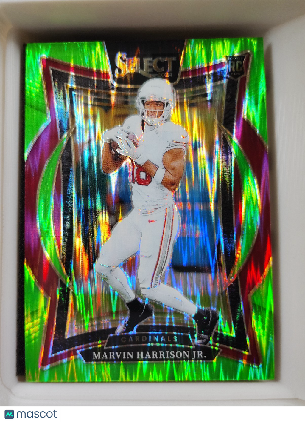 2024 Panini Select - Concourse Marvin Harrison Jr. #28 Neon Green Shock 473/599