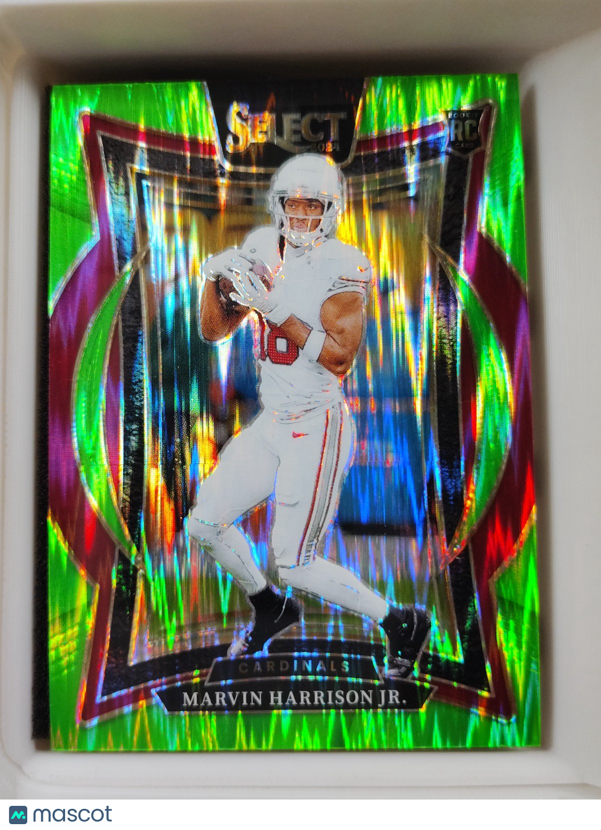2024 Panini Select - Concourse Marvin Harrison Jr. #28 Neon Green Shock 473/599