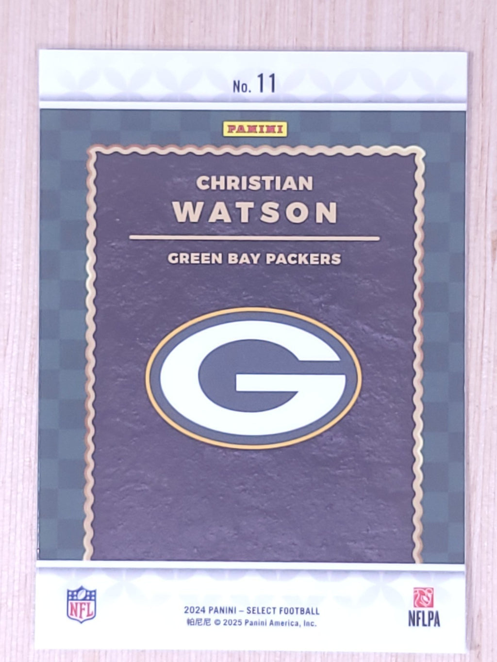 2024 Panini Select Score Christian Watson #11