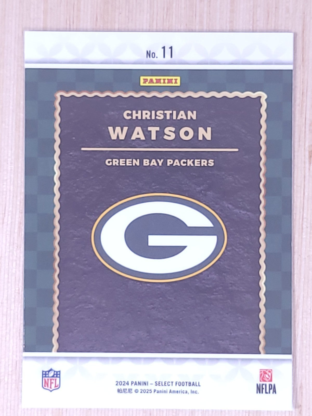 2024 Panini Select Score Christian Watson #11