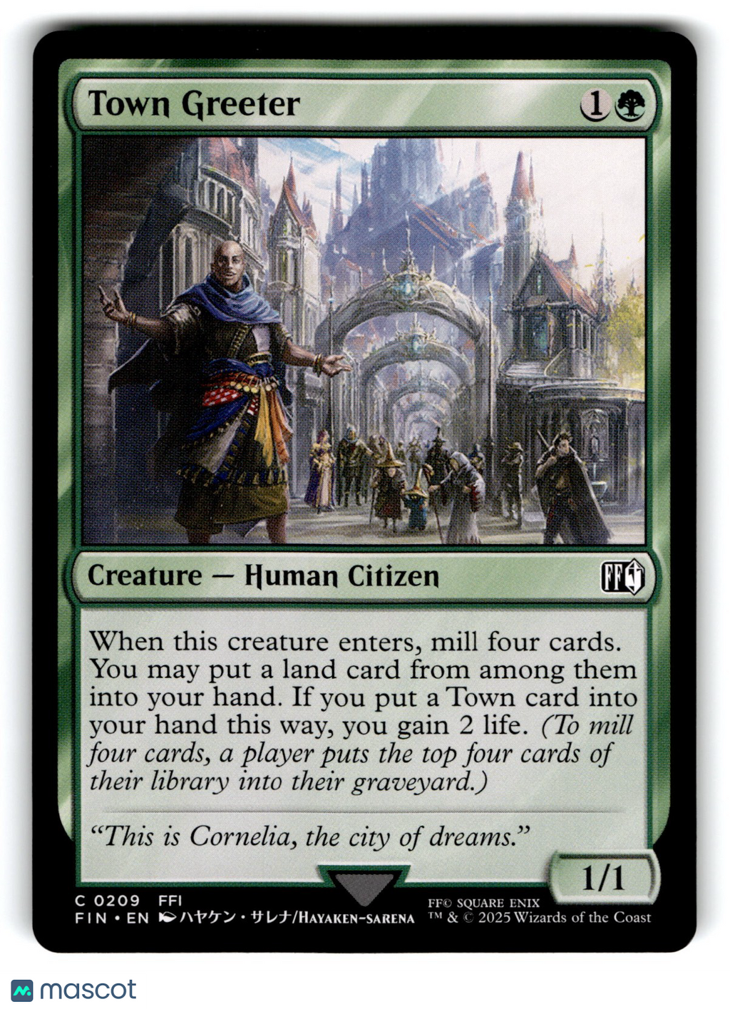 Final Fantasy Magic: The Gathering Town Greeter