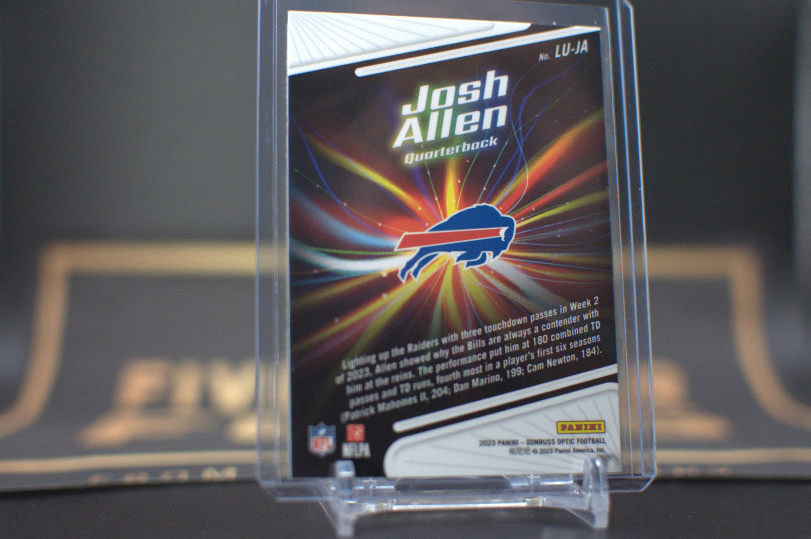 2023 Panini Donruss Optic Light It Up: Josh Allen #LU-JA