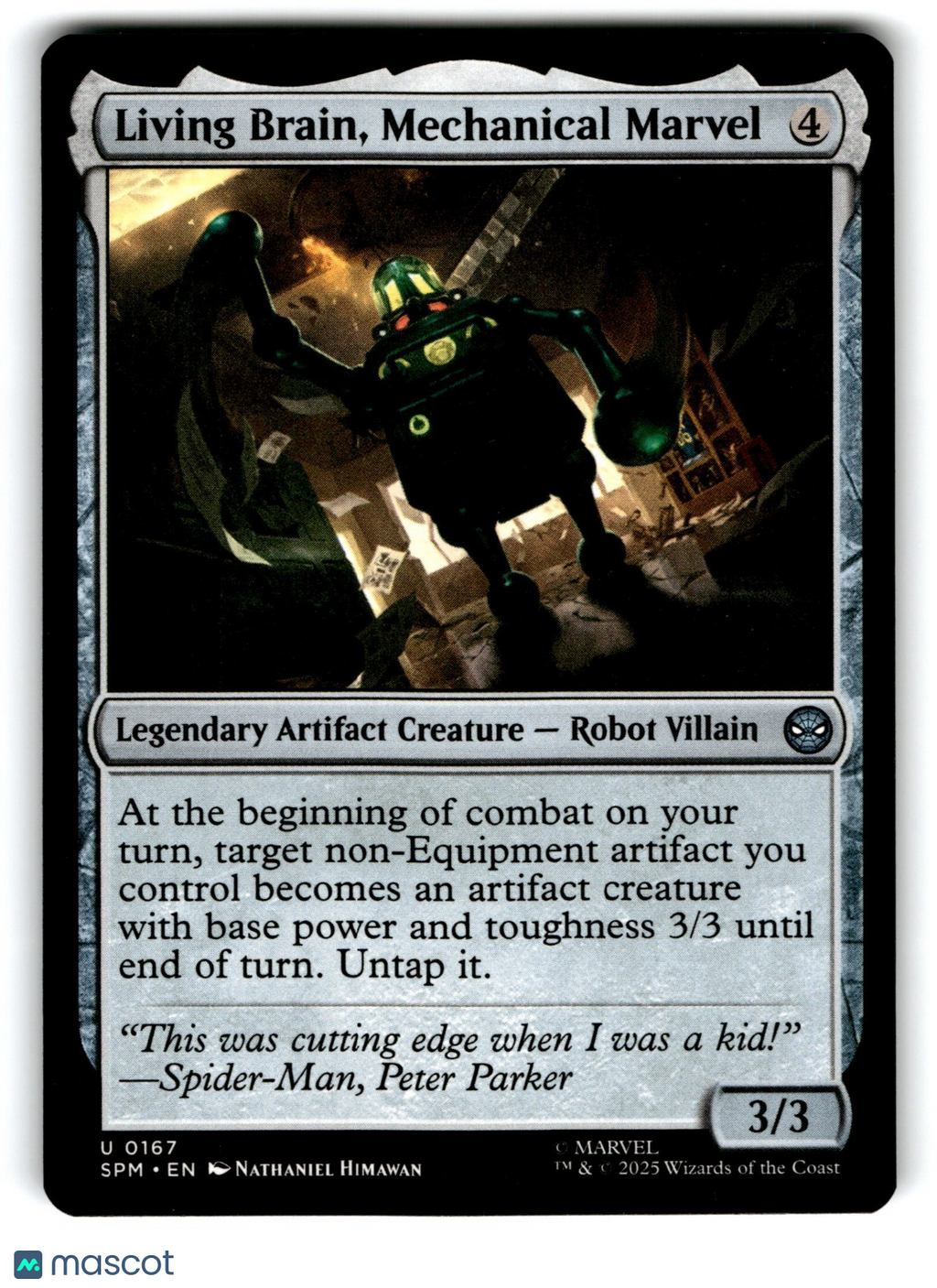 Living Brain, Mechanical Marvel Marvel's Spider-Man Regular