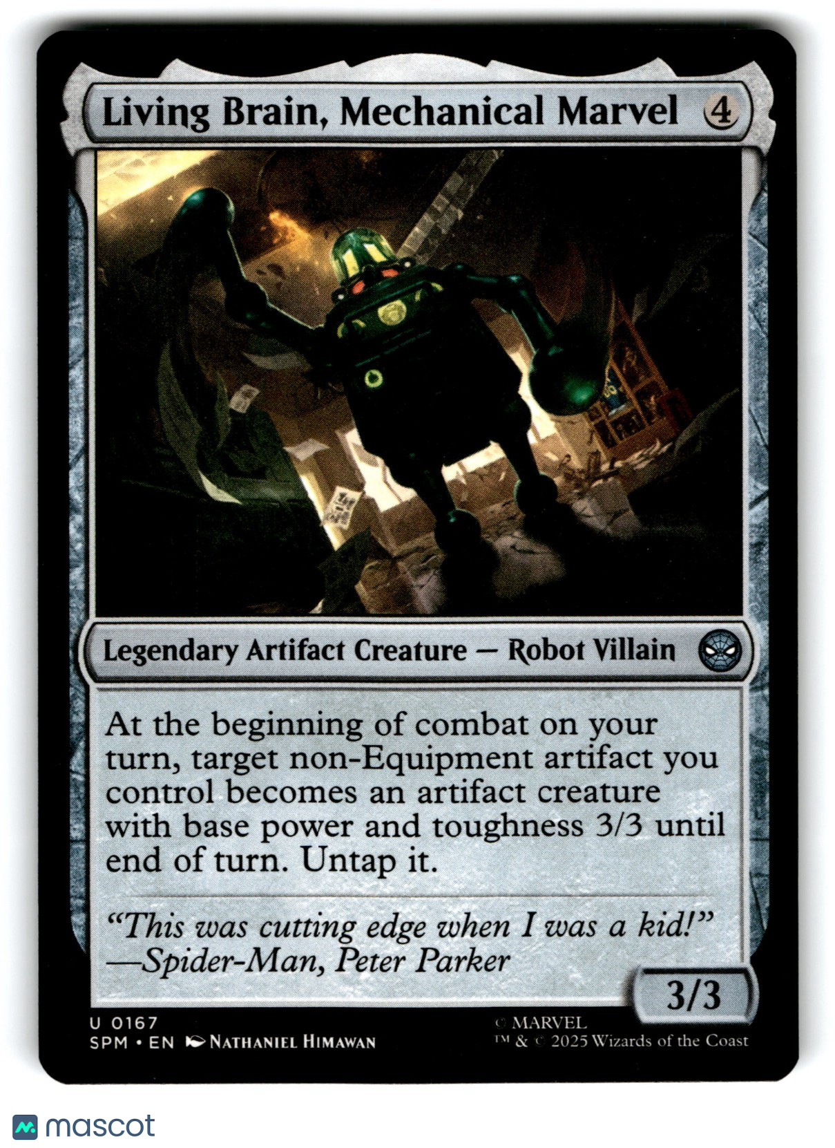 Living Brain, Mechanical Marvel Marvel's Spider-Man Regular
