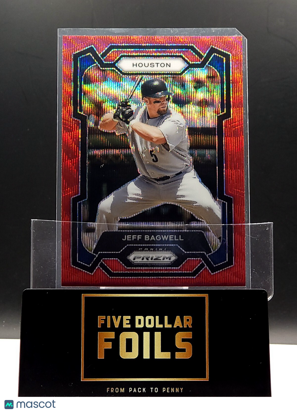 *Free Shipping @ $10* 2024 Panini Prizm #224 Jeff Bagwell Red Wave