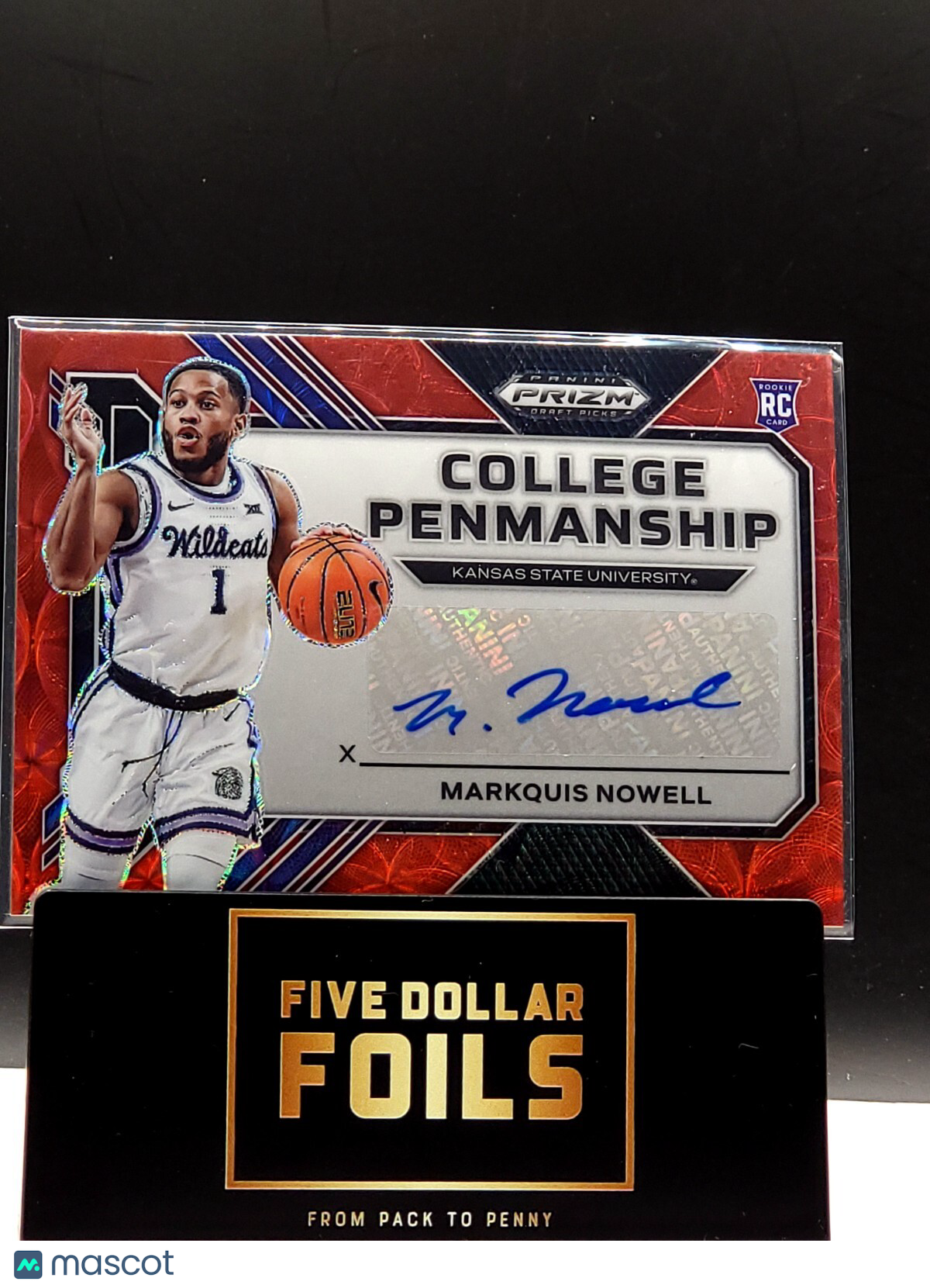 2023 Prizm Draft Picks - College Penmanship #CP-MNW Markquis Nowell Choice Red