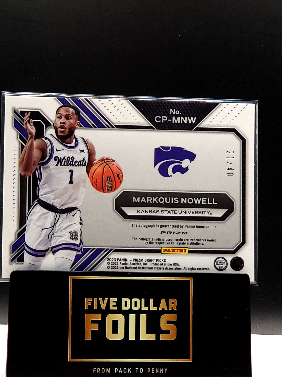 2023 Prizm Draft Picks - College Penmanship #CP-MNW Markquis Nowell Choice Red