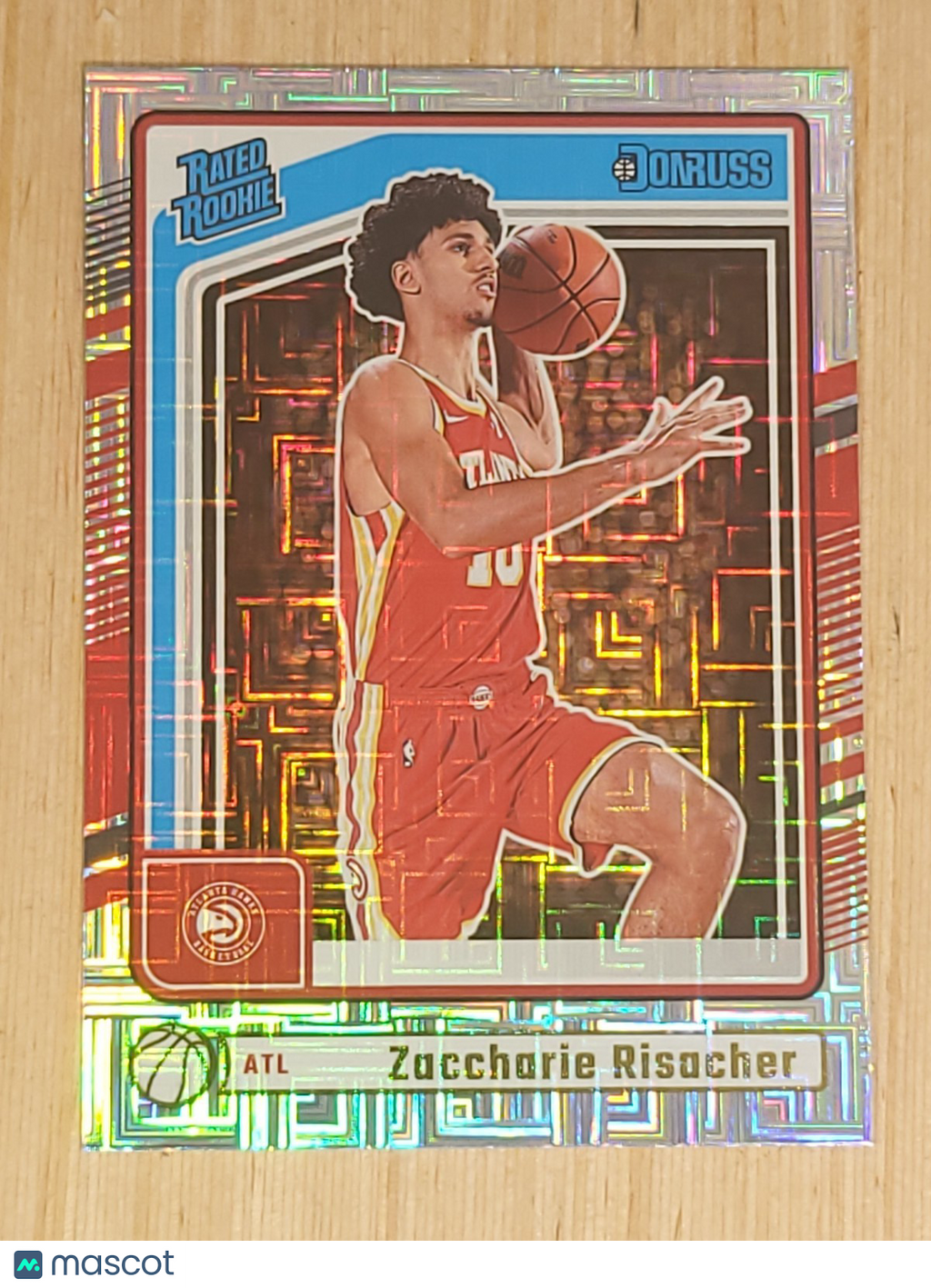 2024-25 Panini Donruss - Rated Rookie Zaccharie Risacher #219 Choice (RC)