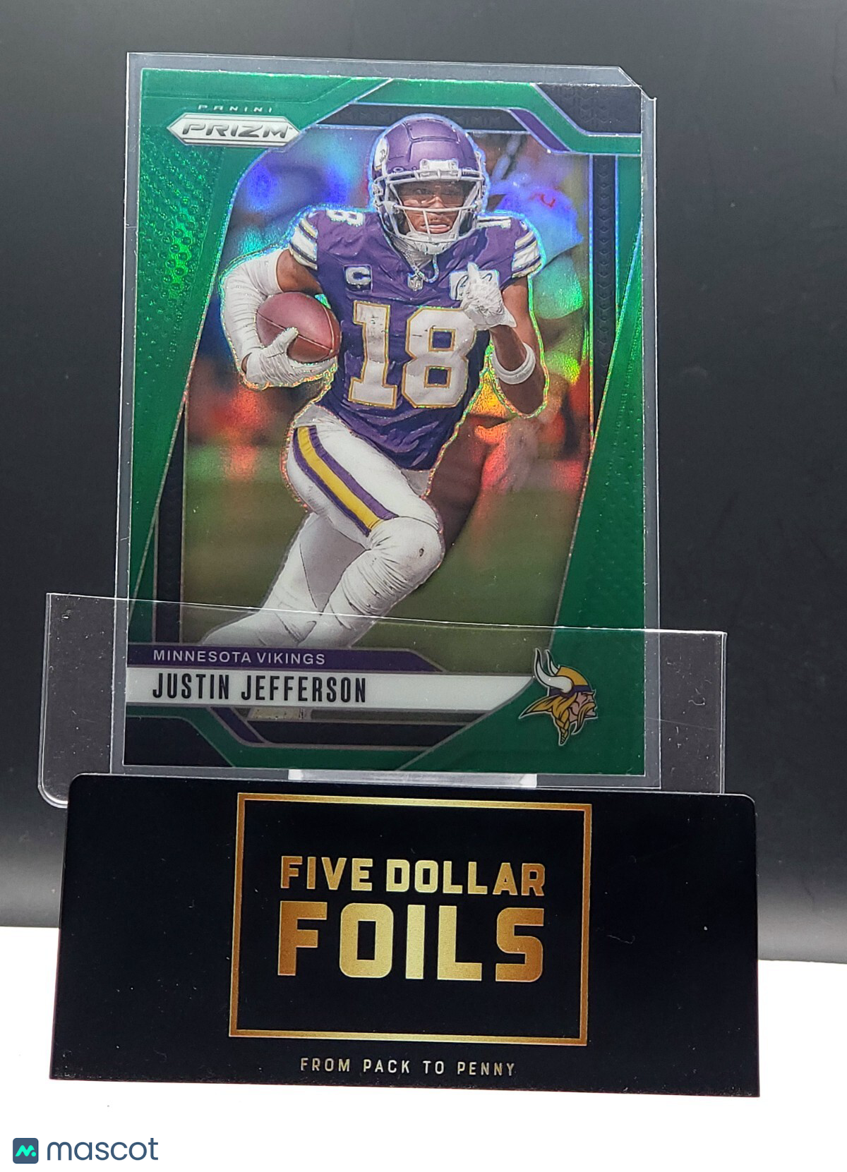 *Free Shipping @ $10* 2024 Panini Prizm #187 Justin Jefferson Green