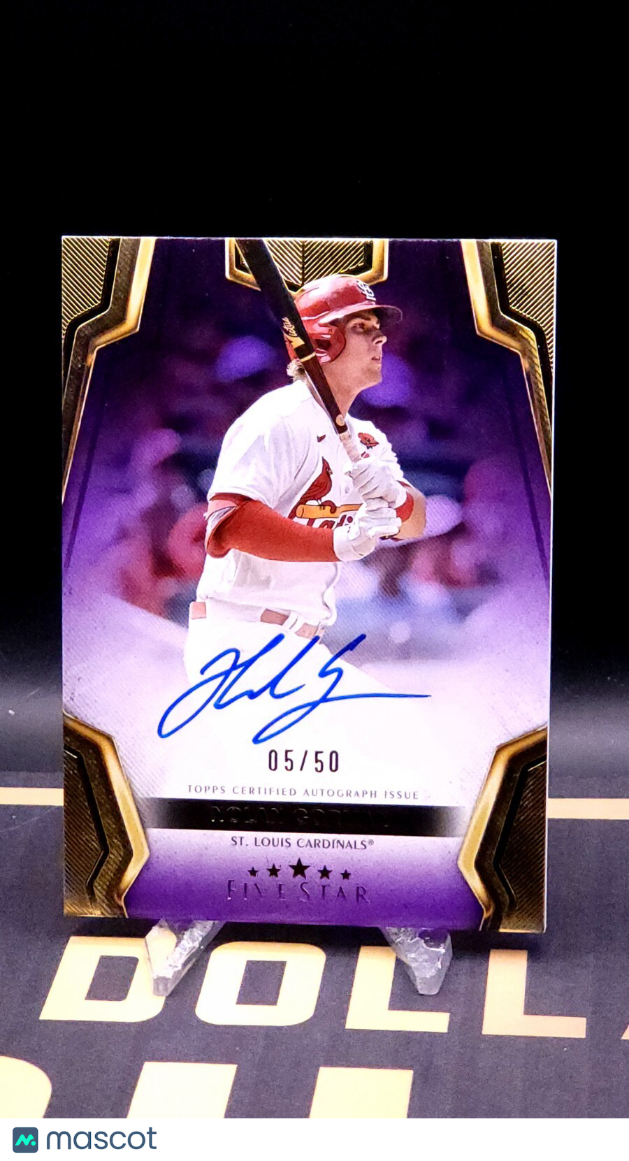 2024 Topps Five Star Nolan Gorman Purple Autograph • #FSA-NGO • #05/50