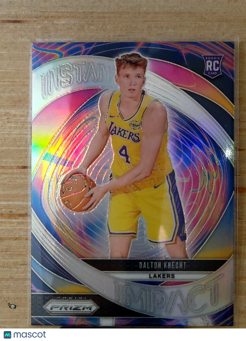 2024-25 Panini Prizm - Instant Impact Dalton Knecht #5 Silver Prizm (RC)
