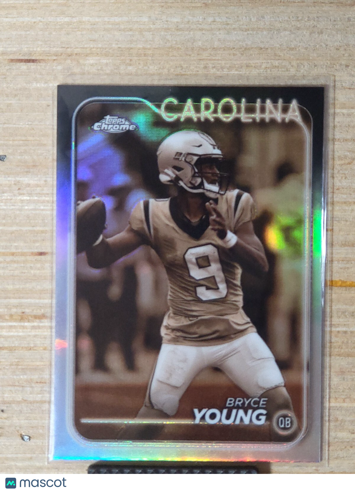 2024 Topps Chrome Football #16 Bryce Young Sepia
