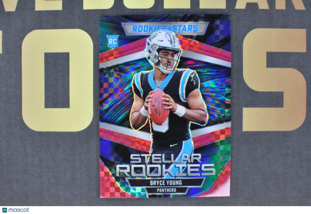 2023 Rookies & Stars Bryce Young Red Plaid Stellar Rookies #SR-3