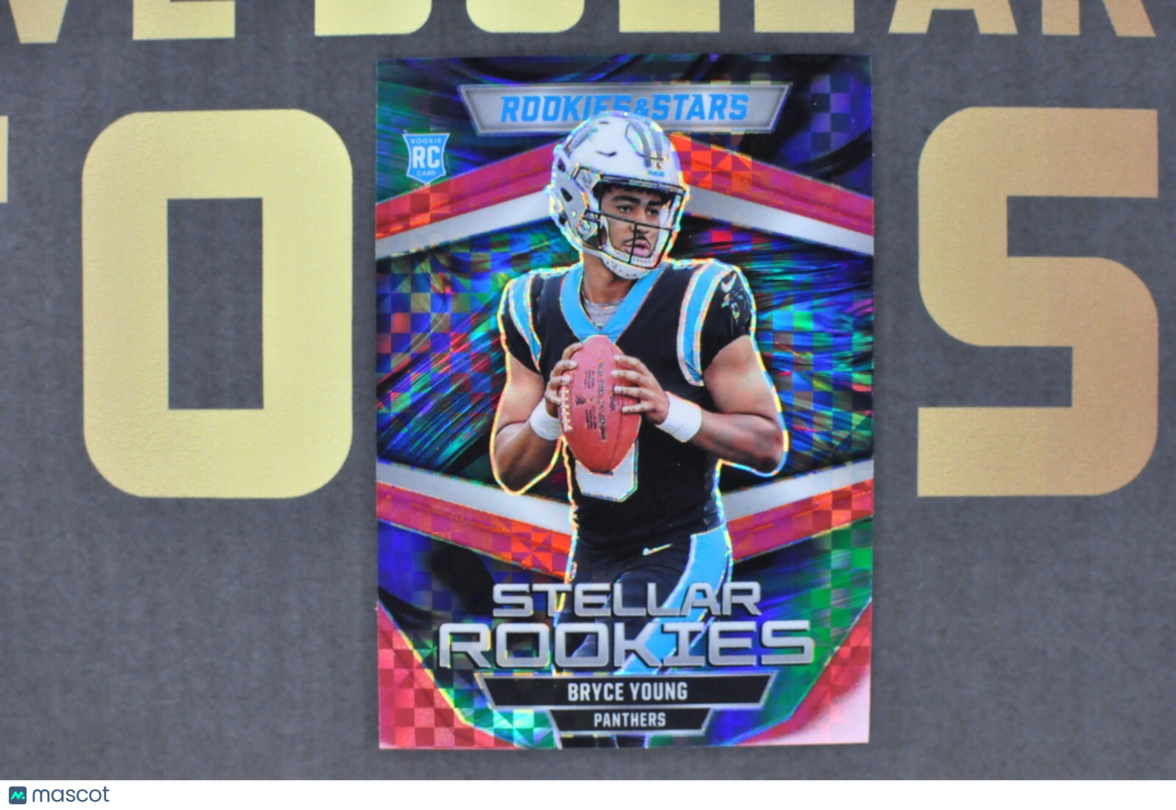 2023 Rookies & Stars Bryce Young Red Plaid Stellar Rookies #SR-3
