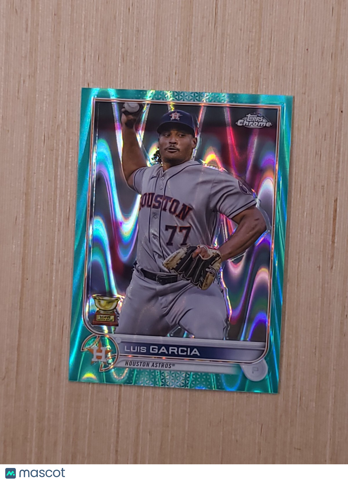2022 Topps Chrome - Luis Garcia #12 Aqua Lava Refractor 106/199