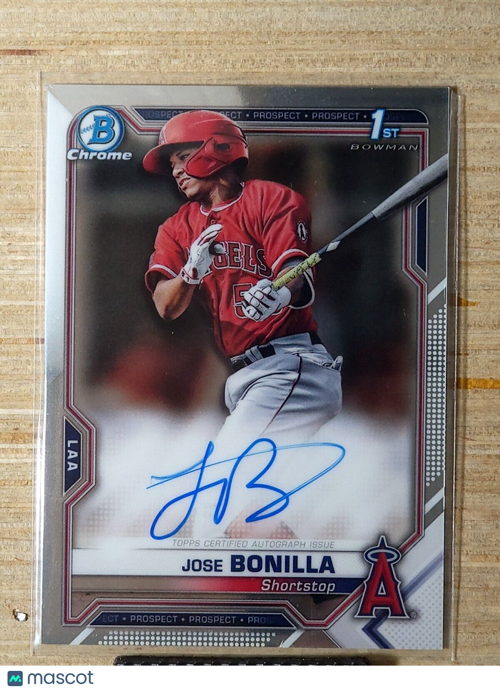 2021 Bowman Chrome - Prospect Autographs #CPA-JBO Jose Bonilla