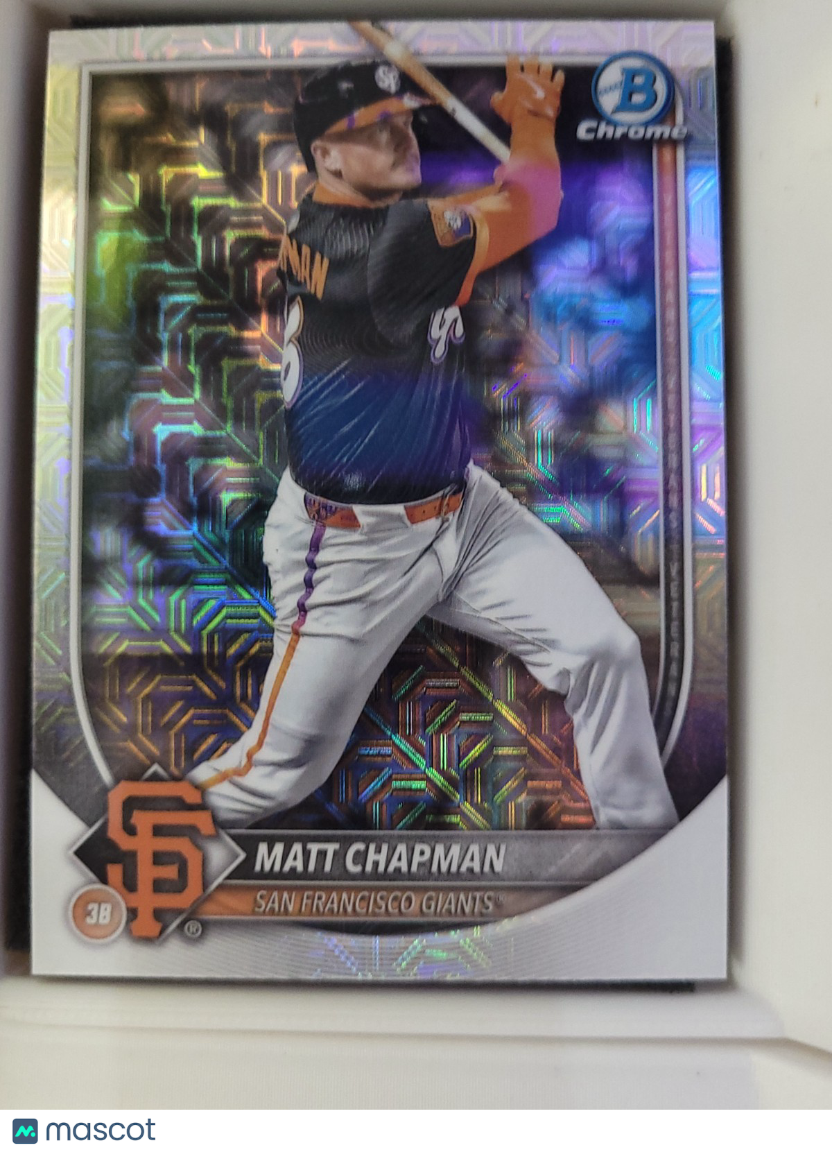 2025 Bowman Chrome Matt Chapman #49 Mojo Refractor