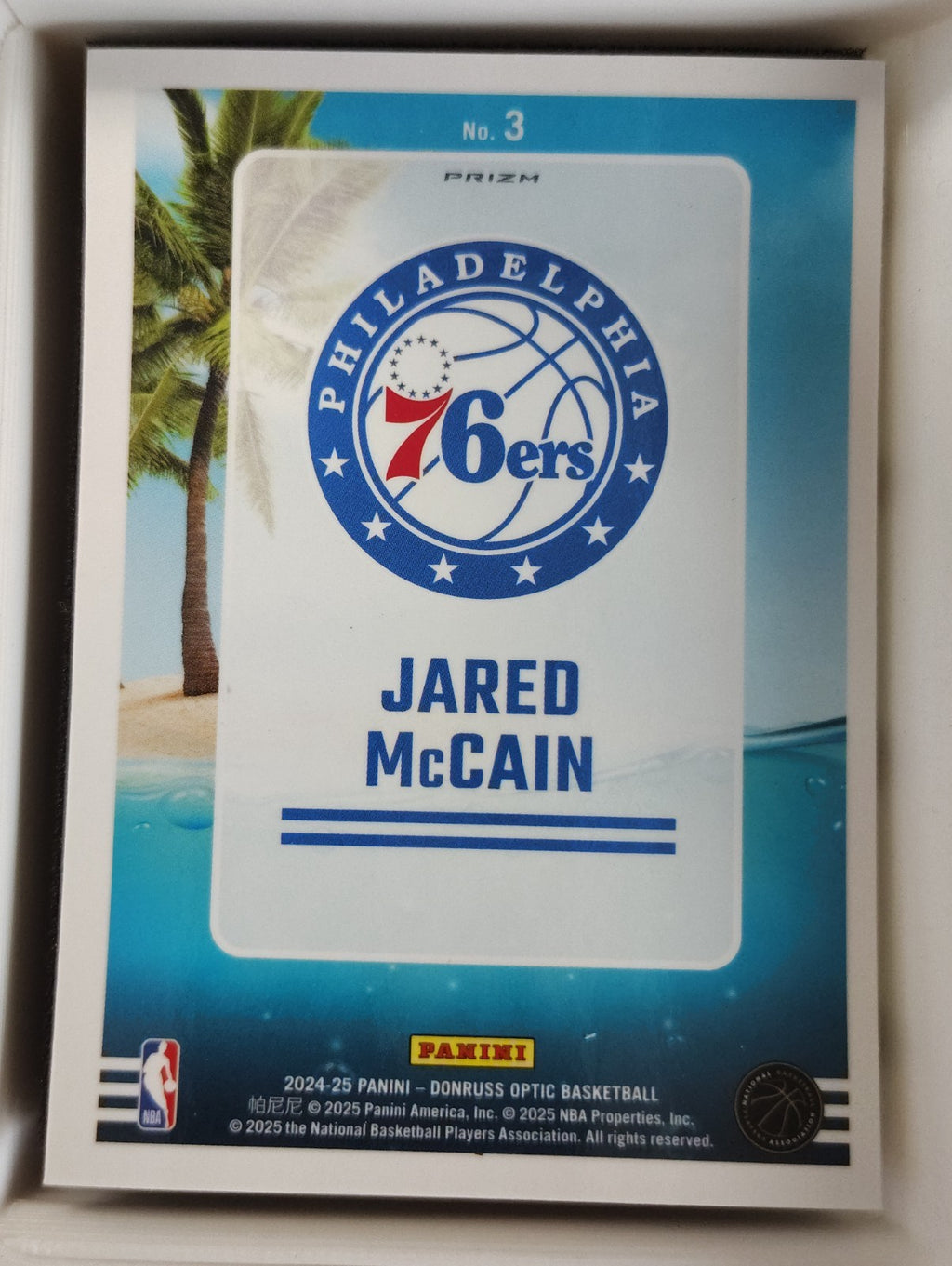 2024-25 Donruss Splash! #3 Jared McCain Prizm