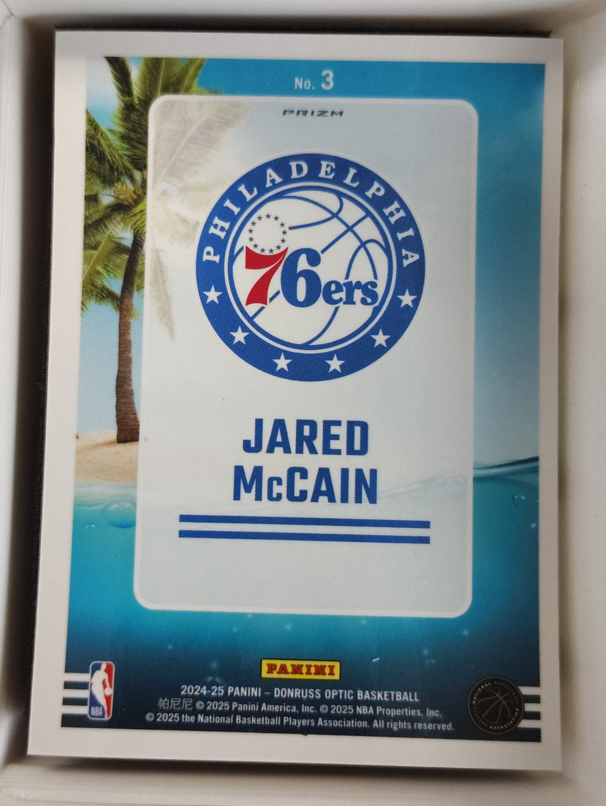 2024-25 Donruss Splash! #3 Jared McCain Prizm