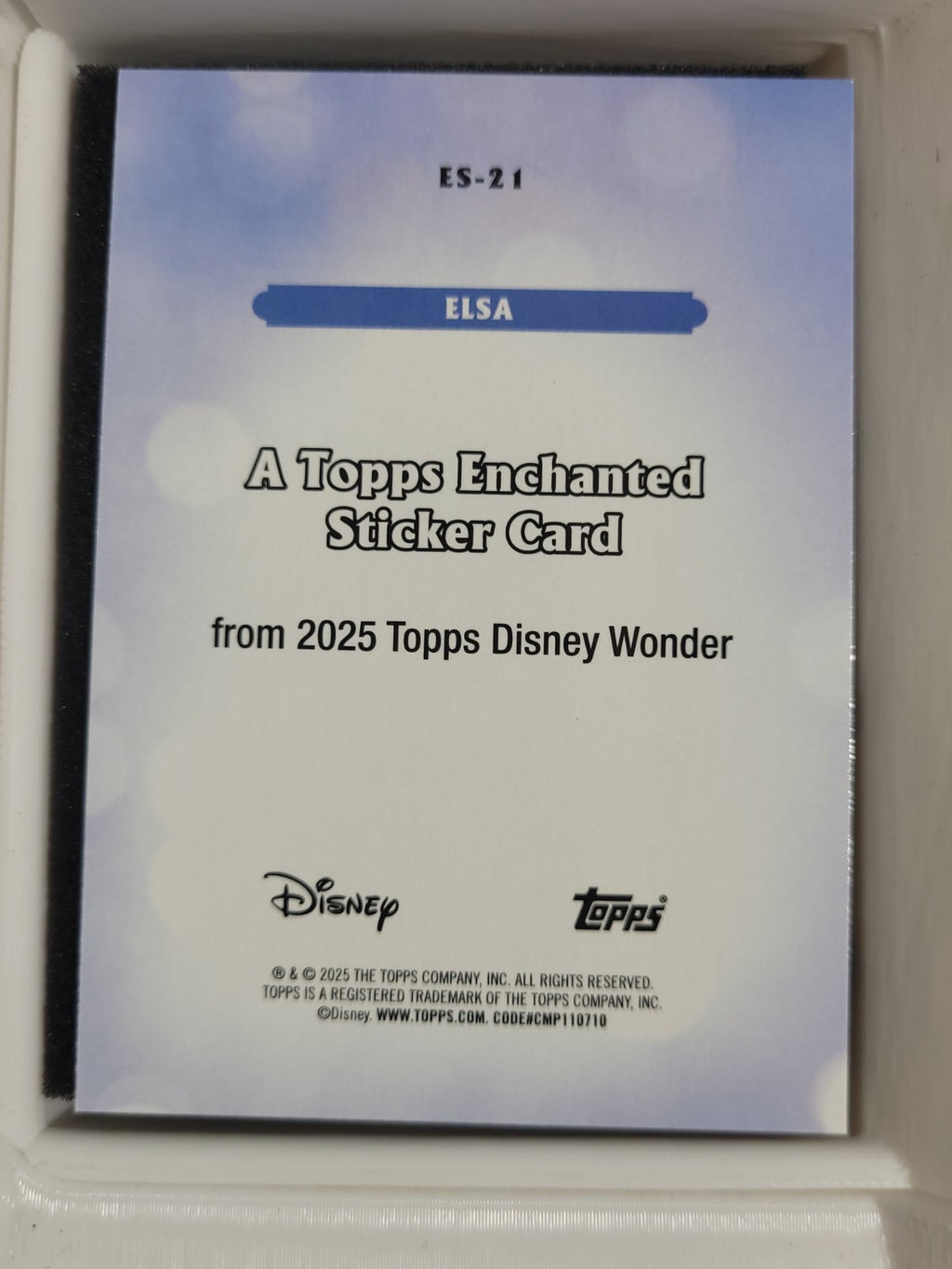 2025 Topps Wonder Enchanted Sticker - Elsa #ES-21