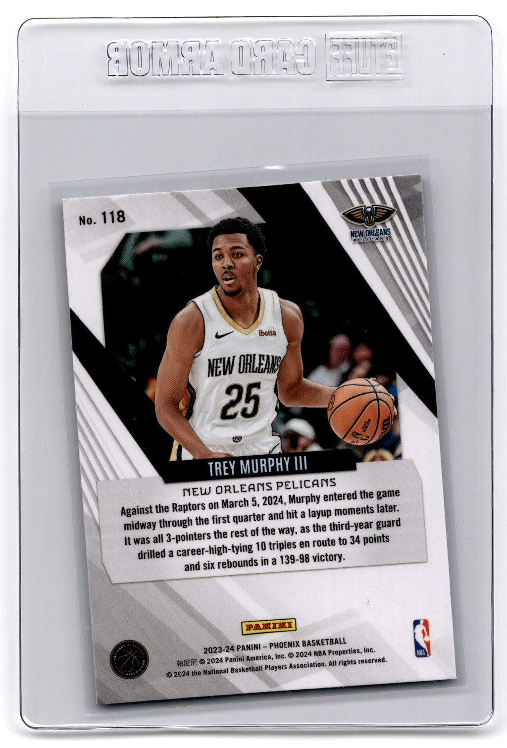 2023 Panini Phoenix Trey Murphy III #118 **Free Shipping @ $10+**
