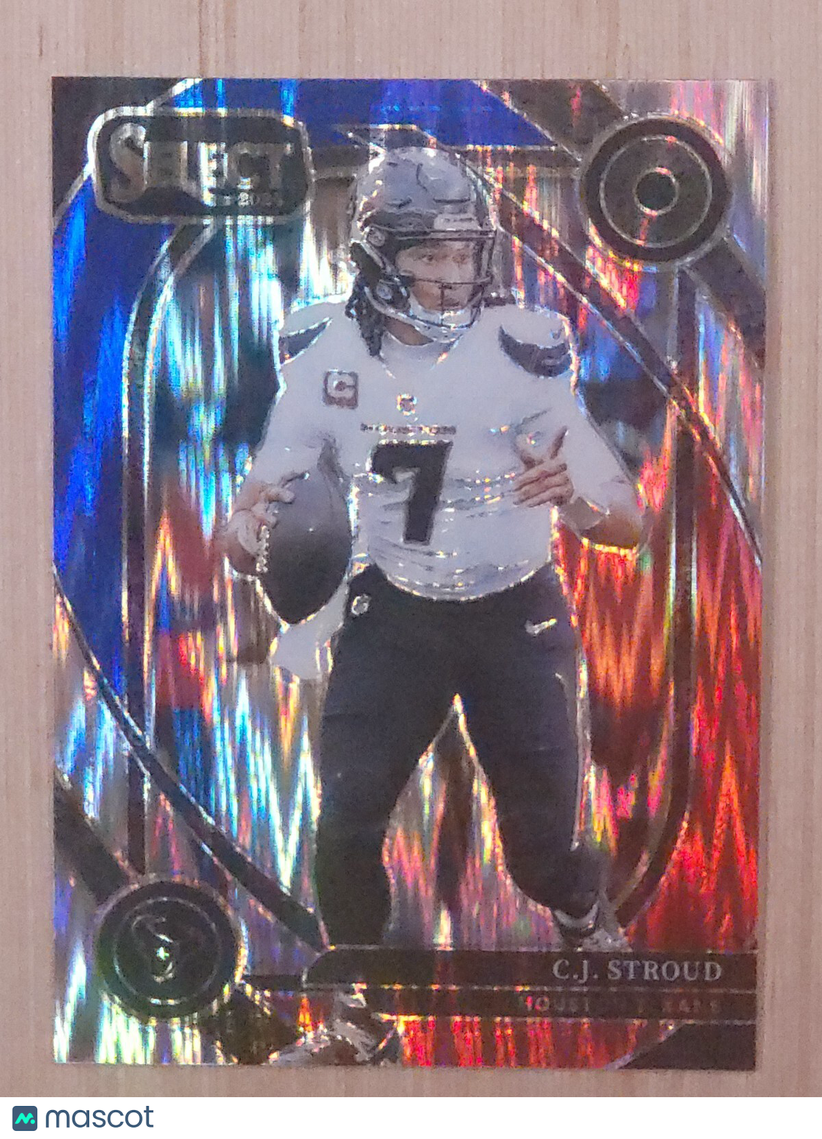 2024 Panini Select #233 C.J Stroud Club Level Red, White, Blue Shock