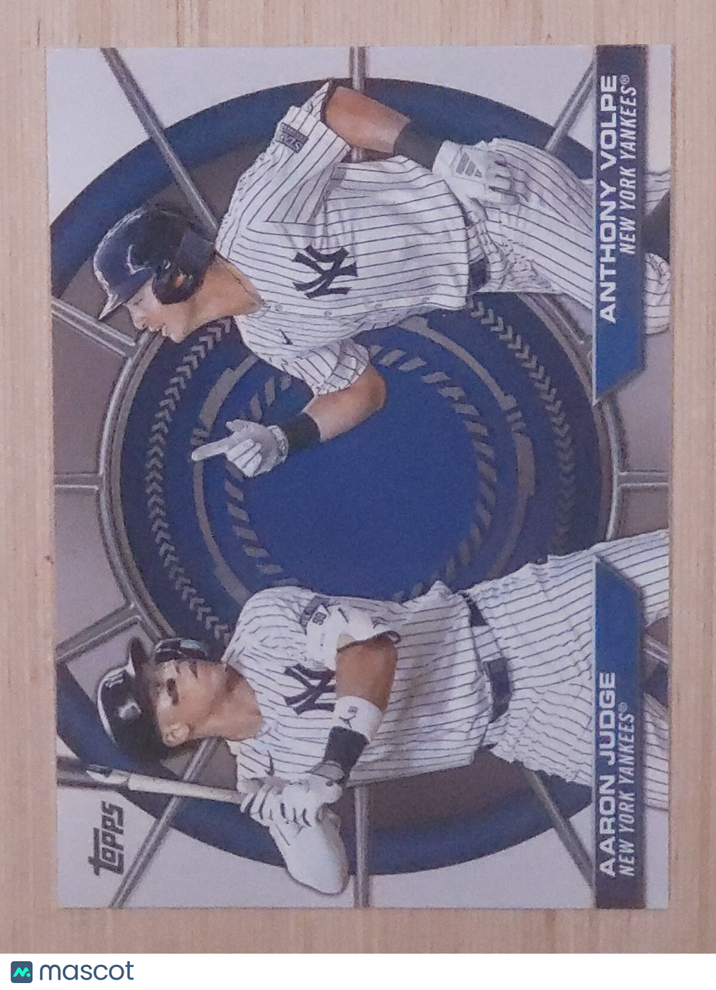 2025 Topps Series 2 Dynamic Duo #DD-4 Aaron Judge Anthony Volpe
