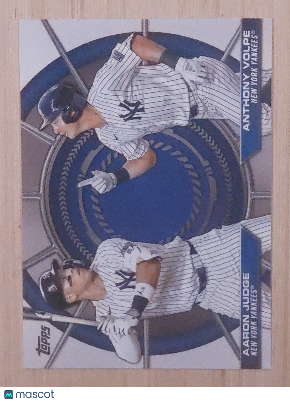 2025 Topps Series 2 Dynamic Duo #DD-4 Aaron Judge Anthony Volpe