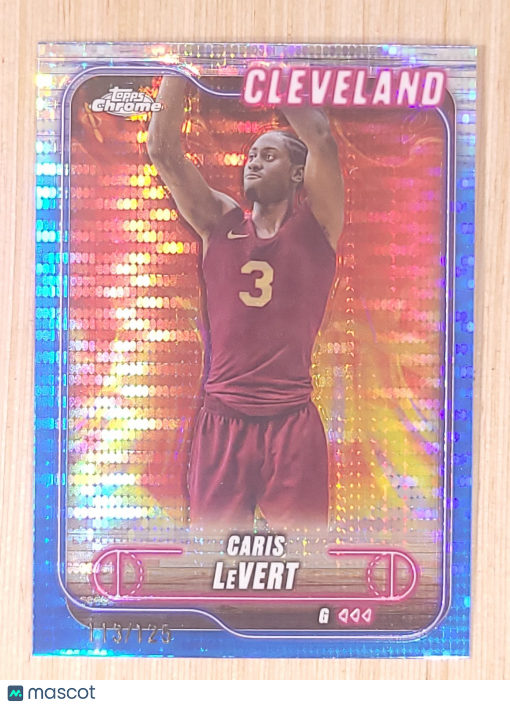 2024-25 Topps Chrome #56 Caris LeVert Blue Sonar 113/125
